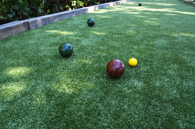 Naperville synthetic bocce ball turf